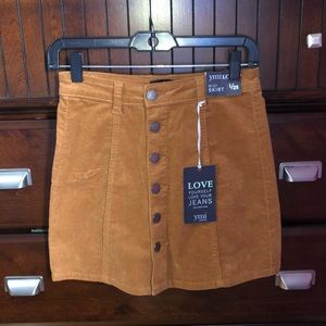 Corduroy Buttoned Skirt ✨ NWT